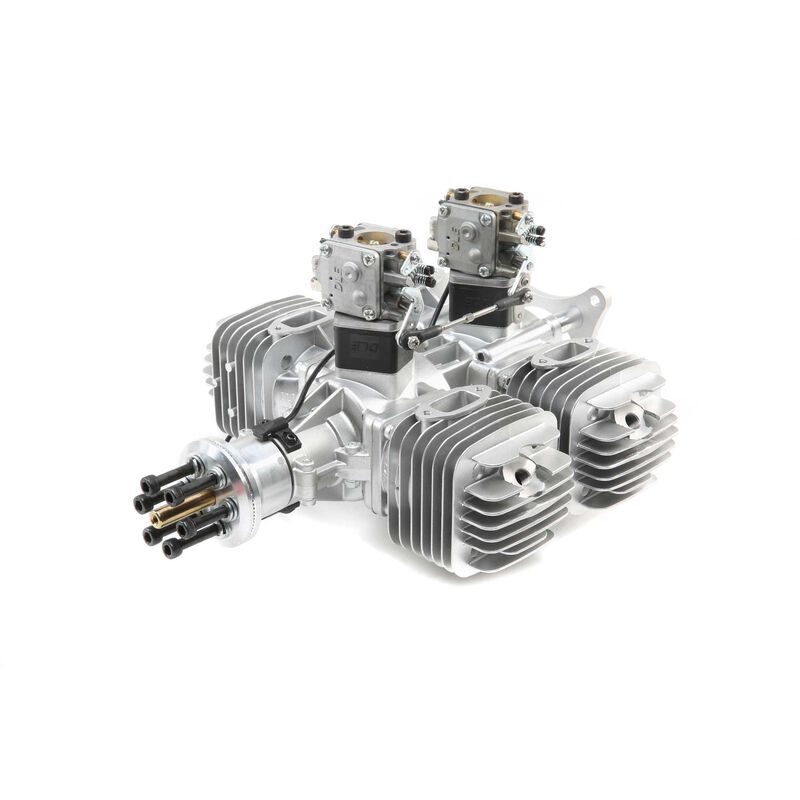 DLE-222 222cc 4-Cyl Gas Engine w/Elect Ignition & Mufflers